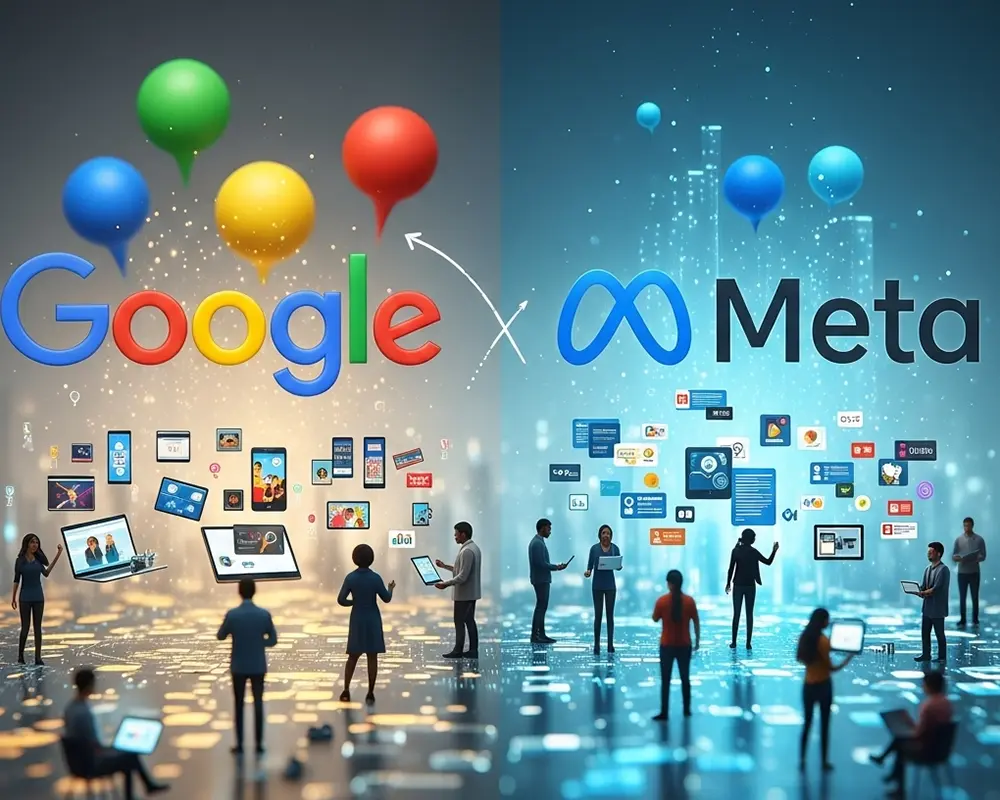 Google Ads and Meta (Facebook & Instagram) advertisement services by Digital Atlus to boost online visibility and business growth.