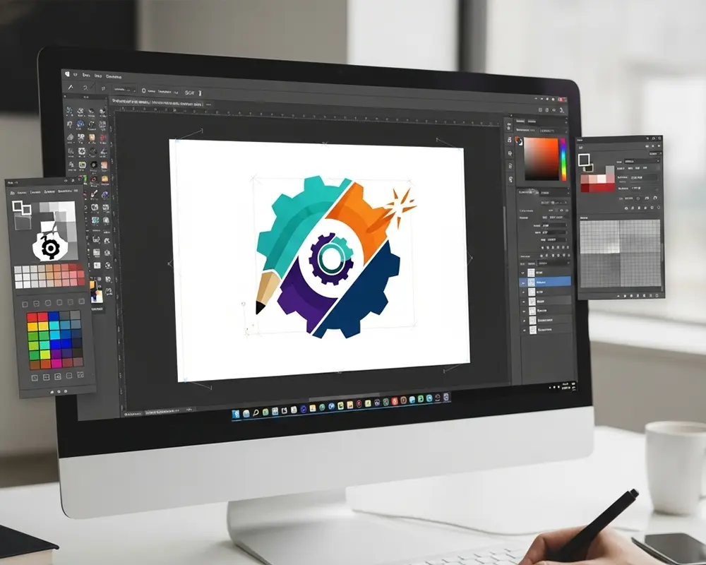 Custom logo design services by Digital Atlus in Jaipur – creative, professional, and memorable brand identities.