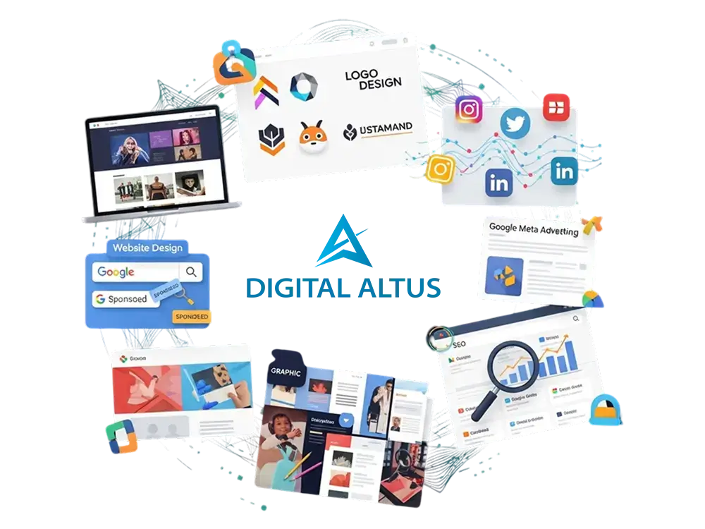 Digital Atlus team in Jaipur – creative web design, logo design, and digital marketing agency helping businesses grow online.
