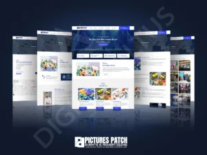 Adpicturespatch B2C portfolio project by Digital Atlus – creative website design and branding for customer-focused digital solutions.