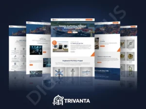 Trivntagroup B2C Website Design by Digital Atlus – modern website design and digital branding solutions for customer engagement.